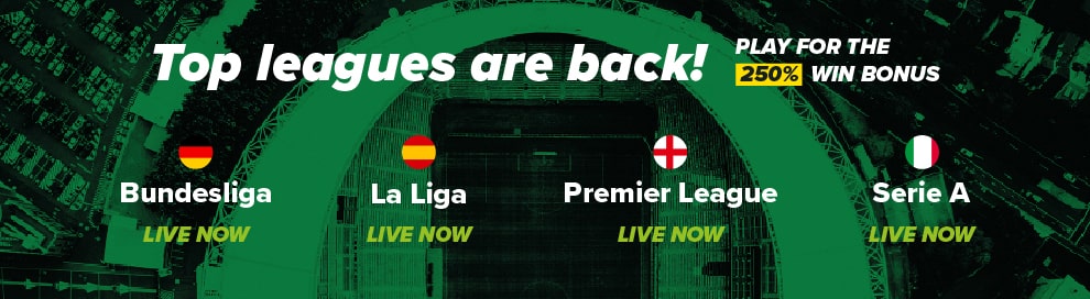 SportyBet on X: 🏴󠁧󠁢󠁥󠁮󠁧󠁿 Premier League Is Back! 🇩🇪 Bundesliga Is  Back! 🇪🇸 La Liga Is Back! Predict the result of each of these games. i.e  👇 Home Team Win Away Team
