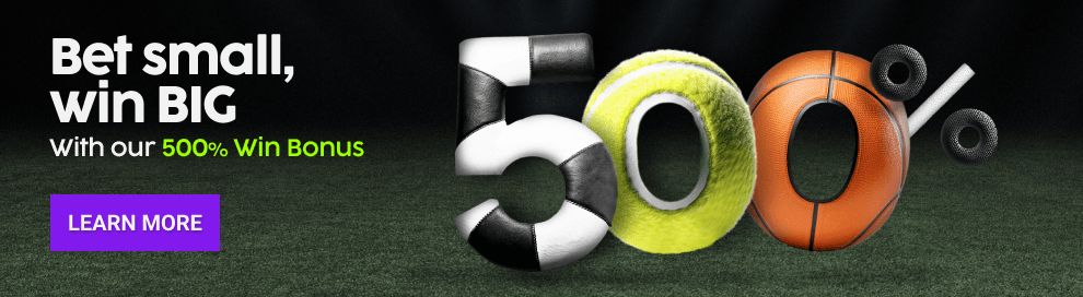 500% win bonus logged out 